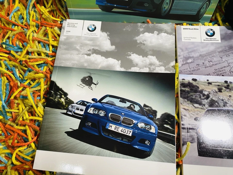 BMW M3 2006 convertible manual del propietario almacenado🟣 + navegación BK + SERVICIO BK sin usar Foto 4 de 4