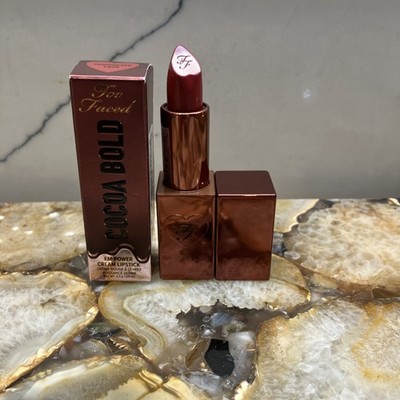 Too Faced Cocoa Bold Cream Lipstick  Chocolate Lava  0.11oz (3.3g)  NEW IN BOX 