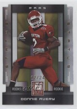 2008 Donruss Elite Rookie Status Gold Die-Cut /24 Donnie Avery #155 0yd6