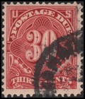 US #J43 Used 30c postage due — photo 2
