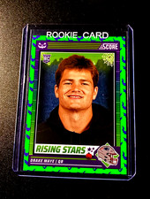 Drake Maye Rookie 2024 Panini Score Green Superstar Patriots QB #1 Football RC