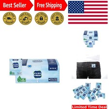 Travel-Ready PureFresh Wet Wipes - 40 Hypoallergenic Singles for Sensitive Skin