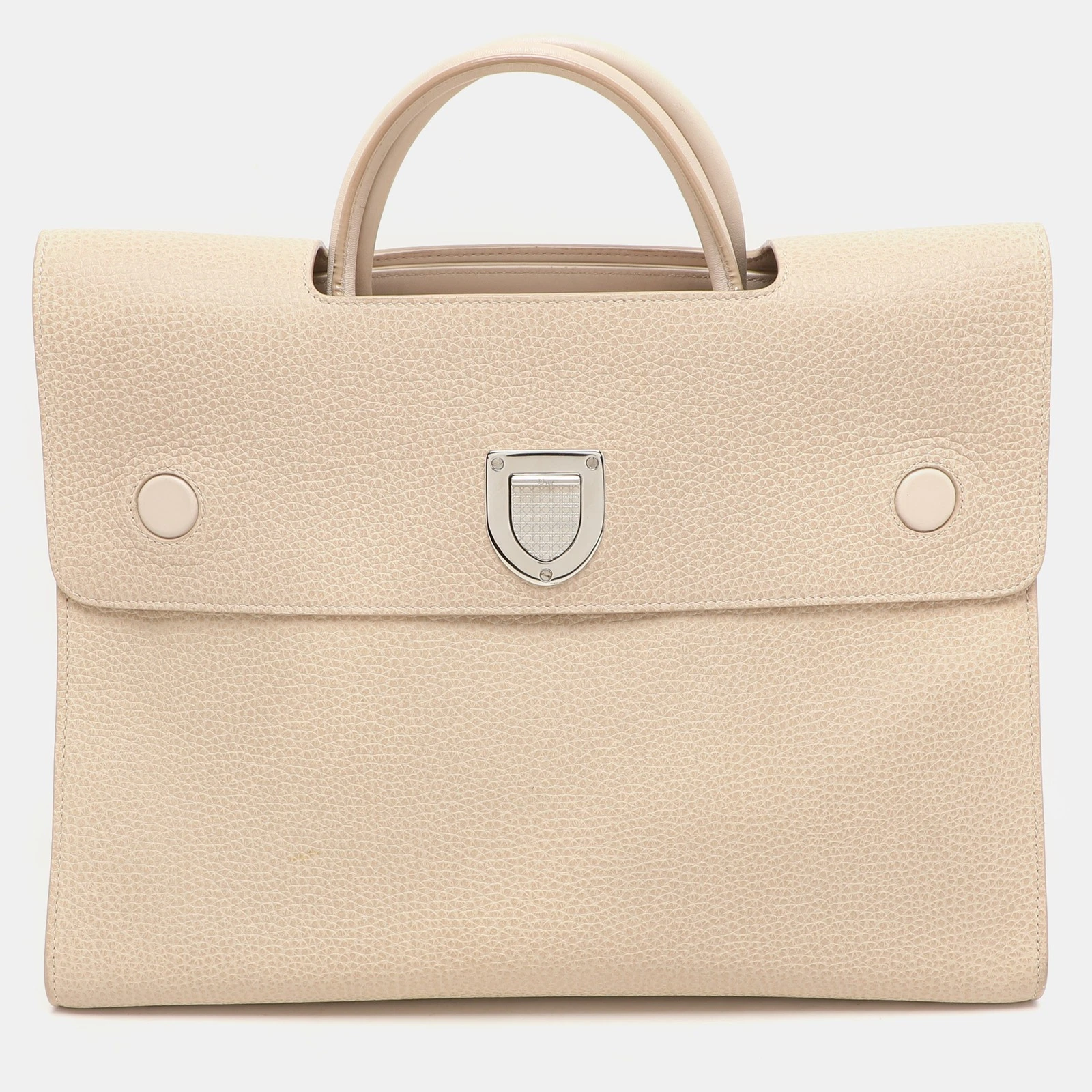 Grand fourre tout Dior en cuir beige Diorever