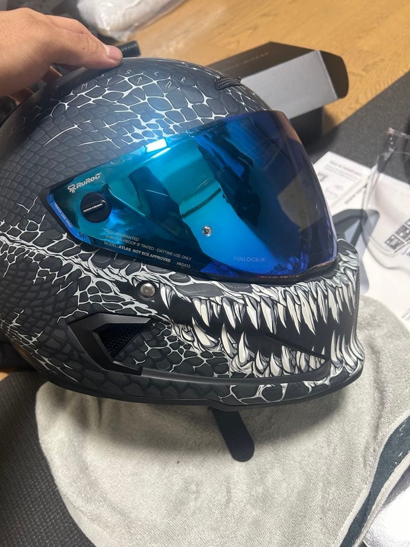 Ruroc ATLAS 4.0 CARBON Jormun Edition Limited Full Face Helmet XL