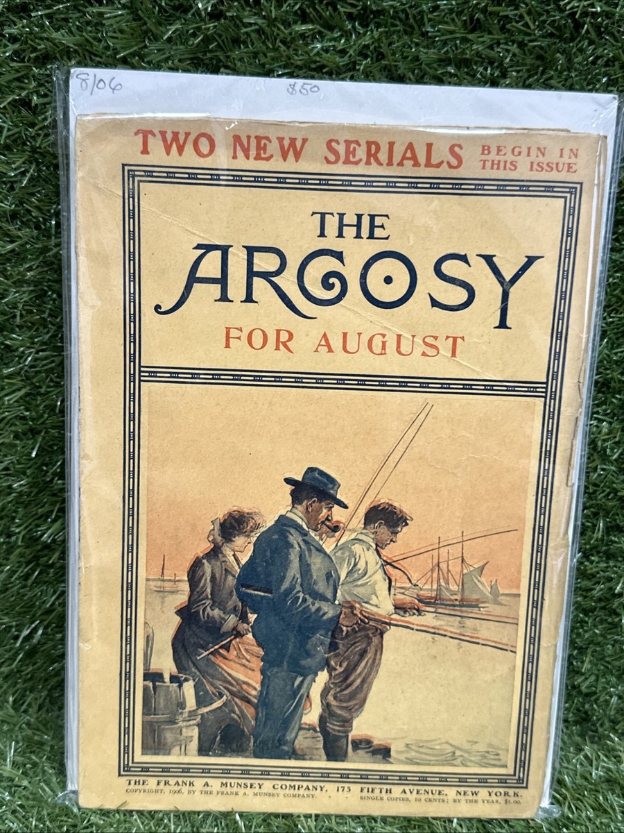 THE ARGOSY FOR AUGUST 1906 PULP MAGAZINE | eBay