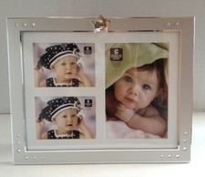 BABY THREE OPENING METAL PHOTO FRAME SIZES IN PICTURE 06-B 83154