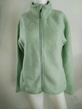 Smartwool Women Hudson Trail Fleece Full Zip Sweater Light Jade Medium 11524-L15