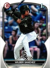 2023 BOWMAN PROSPECTS WILBER SANCHEZ PAPER BASE BASEBALL CARD #BP-6
