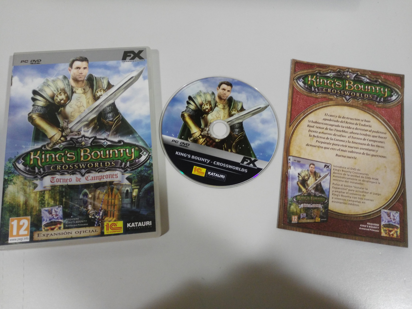 King'S Bounty Crossworlds Torneo De Campeones Juego Para PC DVD-ROM Español - AM