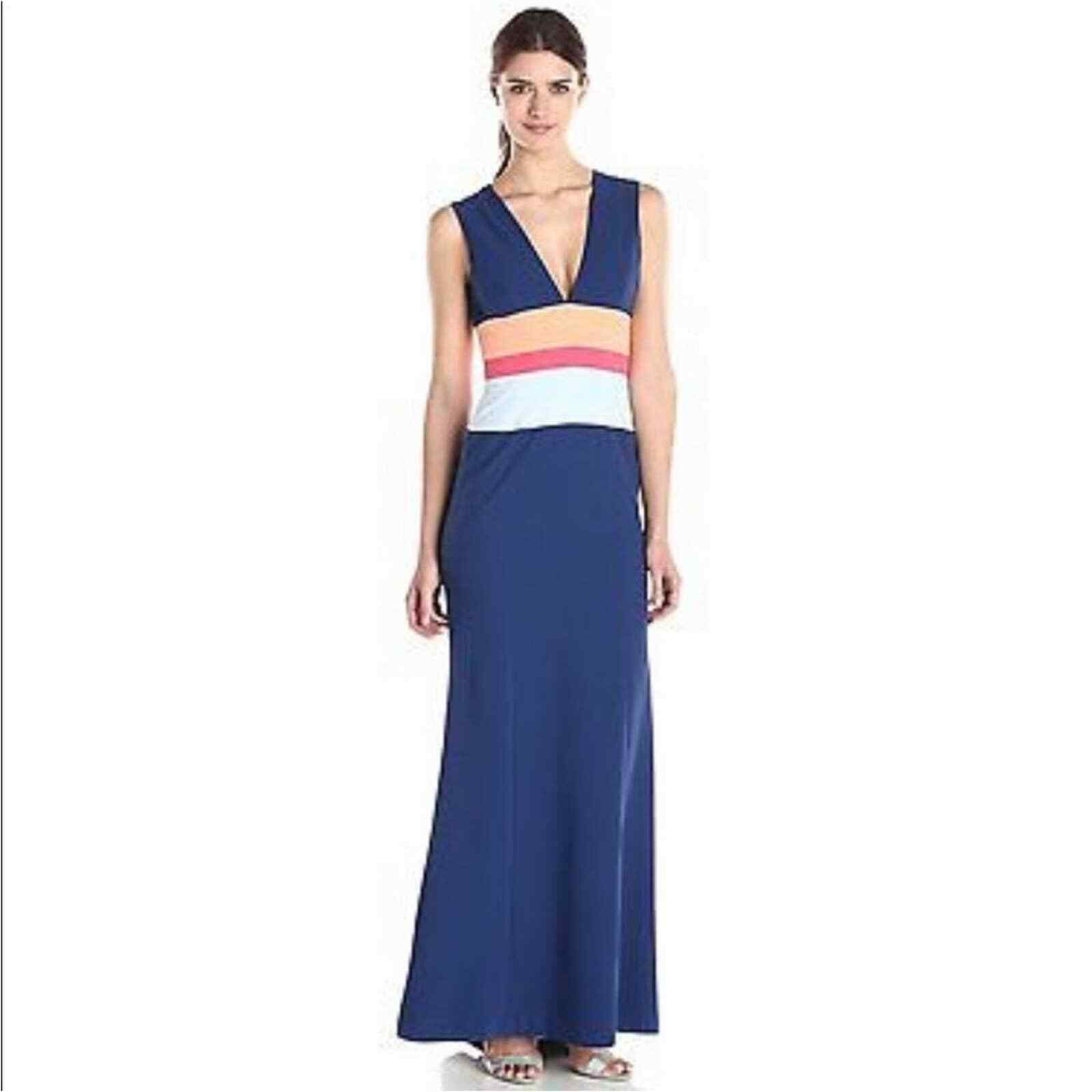 Robe Longue La Femme Bordeaux (wine) Taille 4 - Sans Manches Jersey Mat - Neuf Sans étiquette