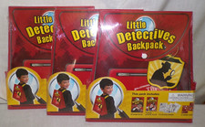 Lot of 3 -MY LITTLE BACKPACK - LITTLE DETECTIVES Book Coloring Activity Sticker