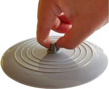 2x Universal Silicone Bath Tub Stopper Plug for Bathtub and Bathroom Sink Drain