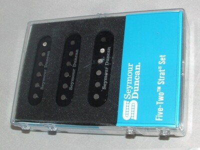 Seymour Duncan SSL52-1 Five Two for Strat Pickup Set BLACK  New with Warranty
