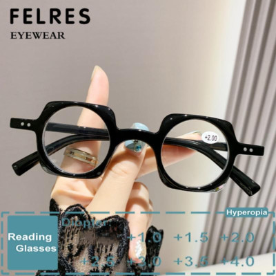 Round Anti Blue Light Reading Glasses Men Women Classic Presbyopic Glasses New