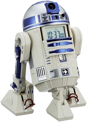 Star Wars R2-D2 Alarm Clock with Voice and Action White Rhythm スター・ウォーズ R2-D2 アクションアラームクロック