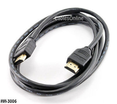 6 ft. Economy-Series High-Speed HDMI M/M Audio/Video Cable, Gold-Plated, HH-3006