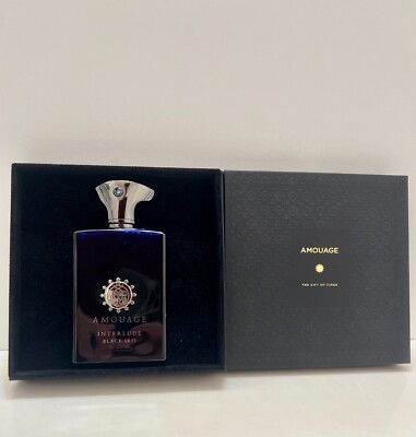 Amouage Interlude Black Iris 3.4 oz / 100 ml Eau De Parfum New in OPEN box
