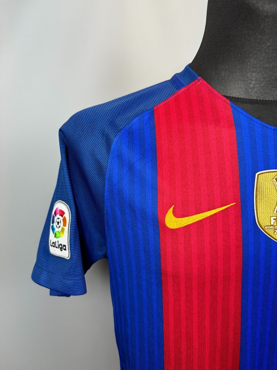 BARCELONA 2016 2017 PIQUE HOME SHIRT FOOTBALL SOCCER JERSEY NIKE