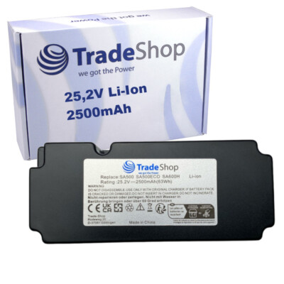 Li-Ion Akku 25,2V / 2500mAh für Yard Force LUV1000Ri, Classic 500B 600B