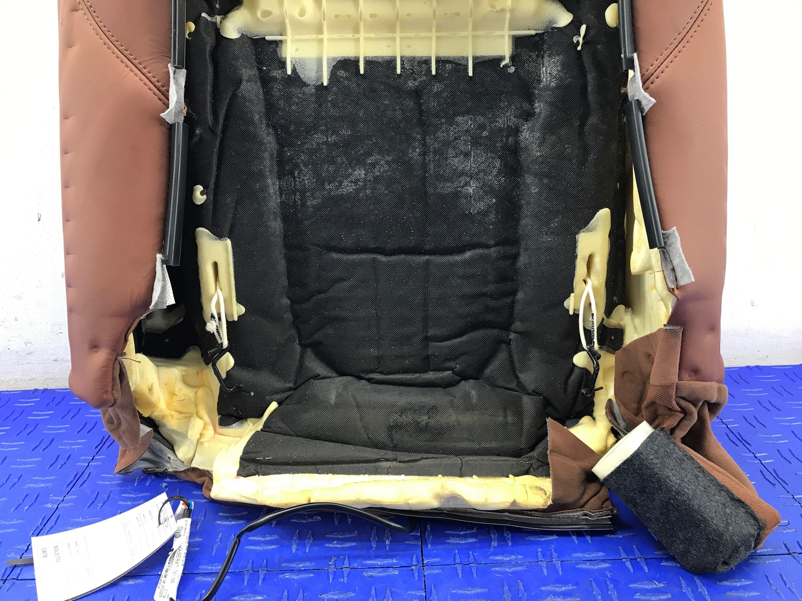 2017-2021 MASERATI QUATTROPORTE FRONT LEFT UPPER HEATED SEAT CUSHION BROWN OEM