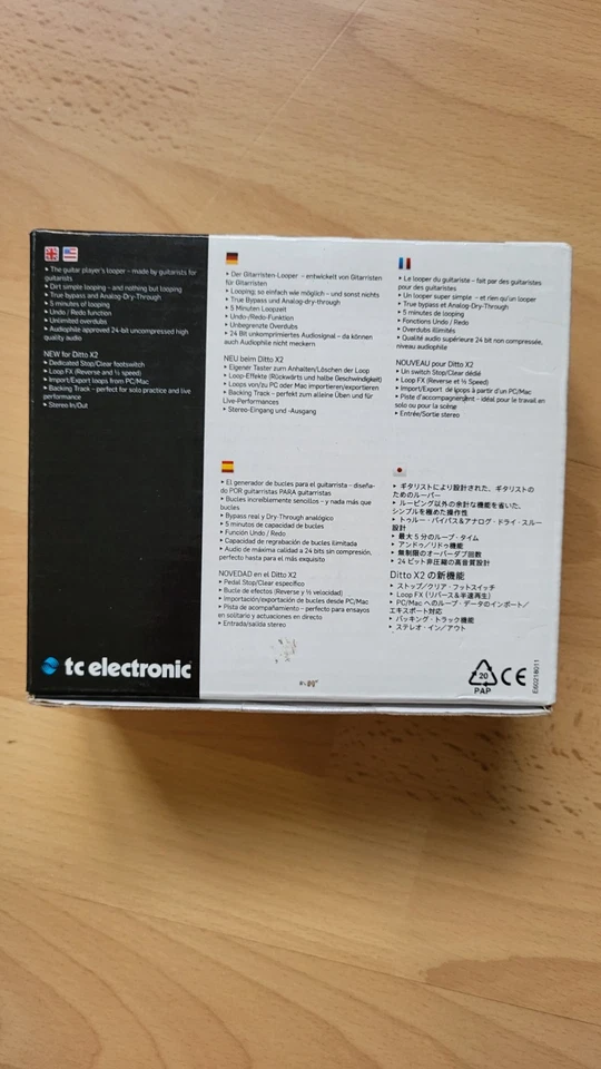 TC Electronic Ditto X2 Looper - Looper Effektpedal für Gitarren - gebraucht - Bild 3 von 4