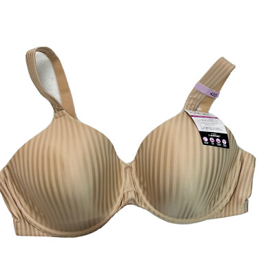 Playtex Secrets Perfectly Smooth Wirefree Bra Size 42D NWT $46
