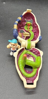 Mighty Max 1990s Shrunken Heads Wraptile Skull Compact Case - Vintage
