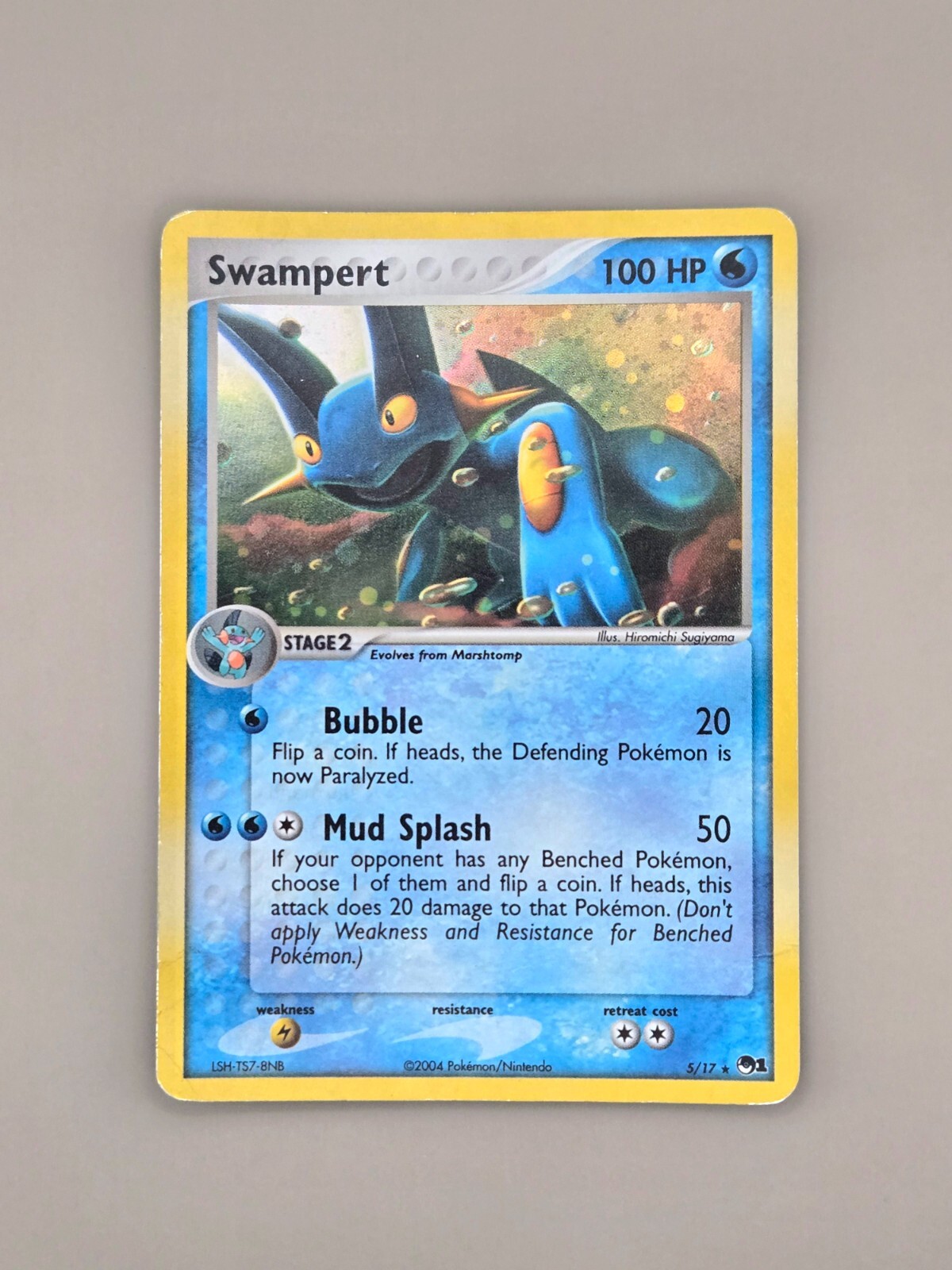 Swampert 5/17 HOLO RARE - Pokemon TCG: POP Series 1 US Seller HP (Plz read desc)