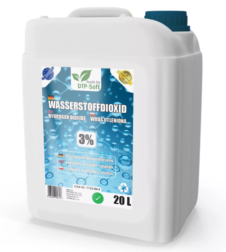Acqua Ossigenata 3% Eco-Friendly 20L | Pulizia Naturale H2O2