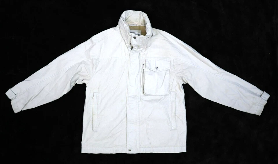 Banana Republic Water Resistant Tan Hidden Packable Hooded Jacket Mens S - Image 3 of 4