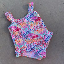 Toddler Girls OshKosh B  Gosh Floral One-Piece Bathing Suit Size 2T