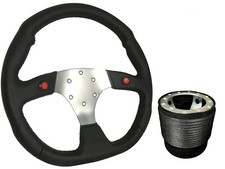 F1 CHROME Sports Steering Wheel + Boss Kit for TOYOTA 033
