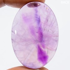 Piedra preciosa suelta cabujón ovalado amatista trapiche natural 65,5 quilates 39X27X6 mm GC34302