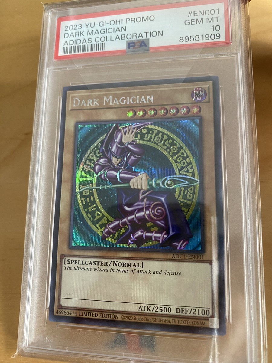 遊戯王】PSA9 ブラックマジシャン アディダスコラボ ADC1-EN001