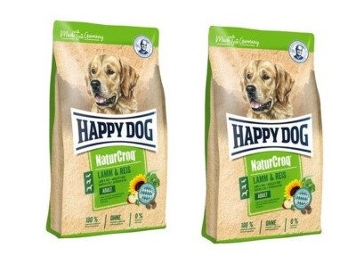 Happy Dog NaturCroq Lamm & Reis Hundefutter Trockenfutter 2 x 15 kg