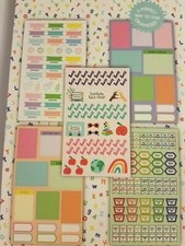 NEW Horizon Group USA 200 Teacher Planning Stickers 5 Sheets