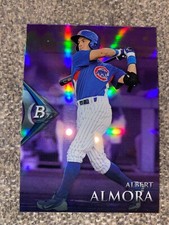 2014 Bowman Platinum Chrome Prospects Purple Refractor Albert Almora #BPCP90