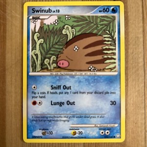Swinub - 123/146 - Common LP, English Pokemon Legends Awakened