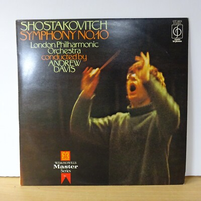 CFP 40216 SHOSTAKOVICH Symphony no 10 LPO ANDREW DAVIS CFP STEREO LP EX+