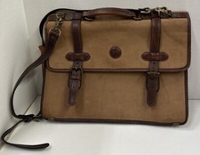 Timberland~Heavy Brown Leather~Messenger/Brie...