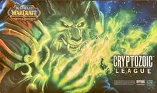 World of Warcraft TCG Cryptozoic League Green Wolf 2011 Playmat