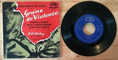 45 7'' FRENCH EP MOVIE SOUNDTRACK BLACKBOARD JUNGLE BILL HALEY