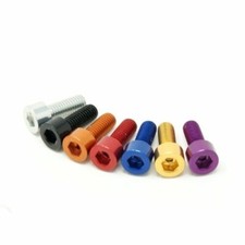 M6 x 16mm Aluminium 7075 T6 Cap Socket Allen Screw Bolt DIN 912 16 x1.0