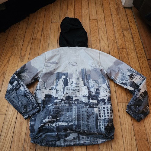 Gap Kids Boys Lined Water-Repellent Windbreaker New York Jacket Size M 8-9 Yrs - Picture 2 of 9