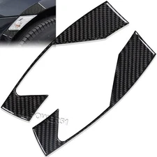 Real Carbon Fiber Front Bumper Side Marker Frame Cover Fits 13-20 BRZ 86 FRS