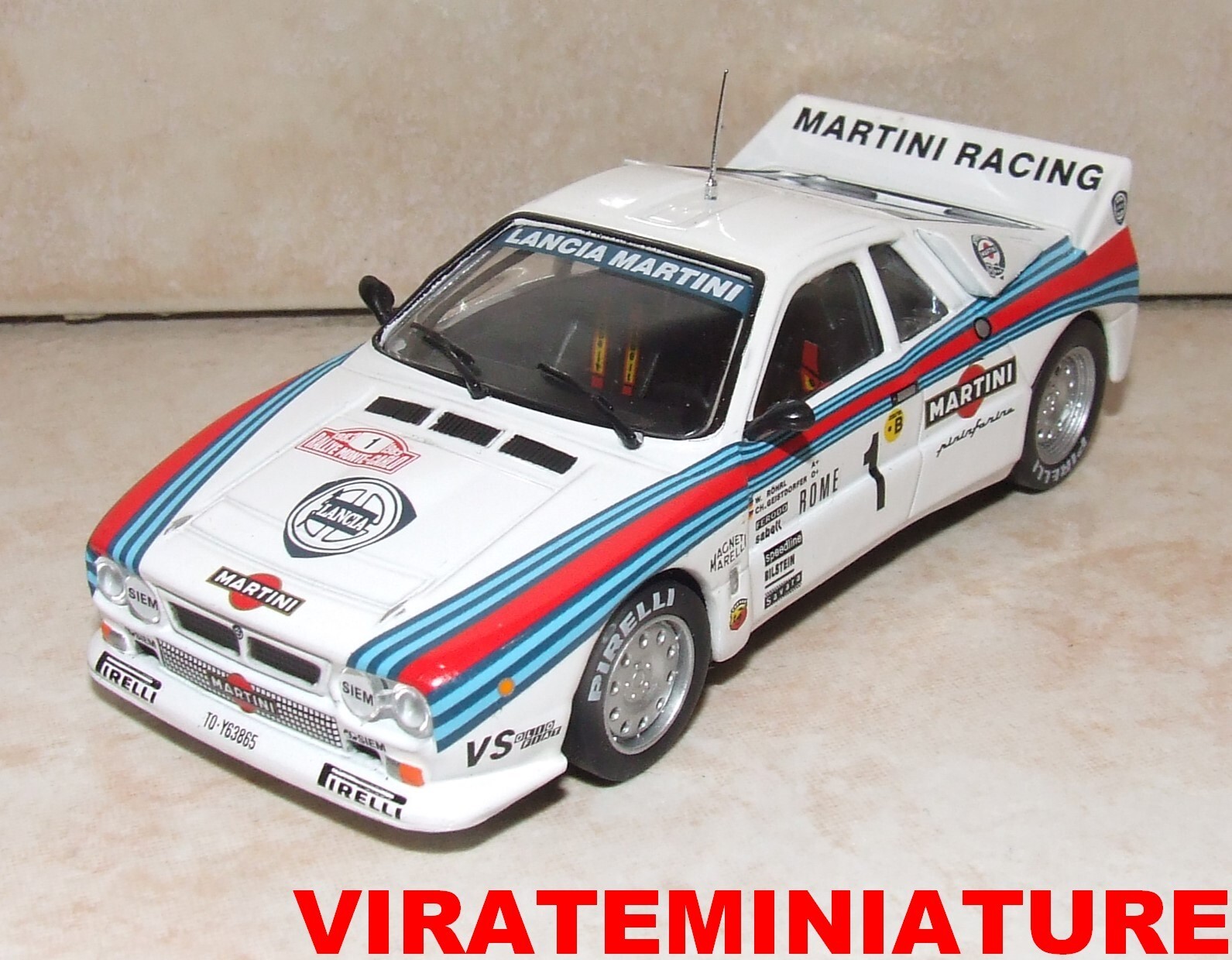 LANCIA RALLY 037 WINNER RALLYE MONTE CARLO 1983 WALTER ROHRL IXO ALTAYA AU 1/43