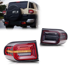 Led Tail Lights For Toyota Fj Cruiser 2007-2020 Black Rear Lamps Assembly Led Tail Lights For Toyota Fj Cruiser 2007-2020 Black Rear Lamps Assembly