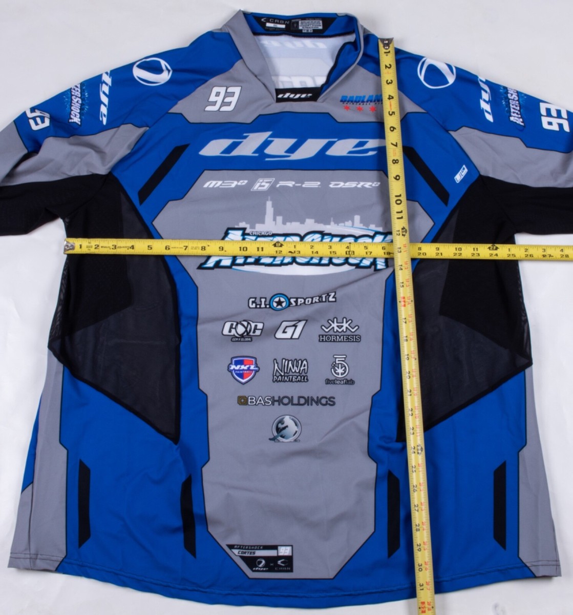 Maillot Dye CRBN UL-C Paintball – Fire – Taille Large – Neuf
