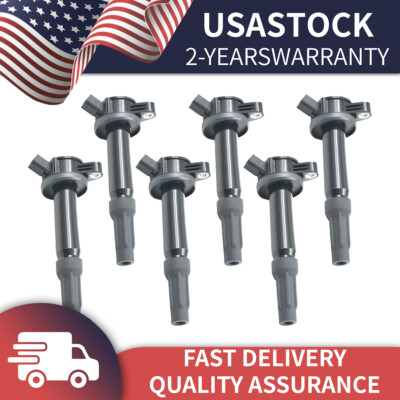 6X Ignition Coil For Mercury Mariner Milan Ford Escape Fusion #6E5E12A375BA