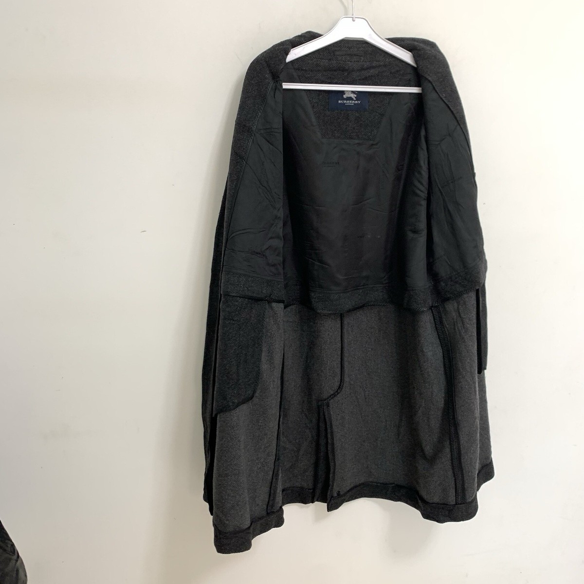 Burberry London Men's Overcoat (XXL) - Wool Cashmere - Gray